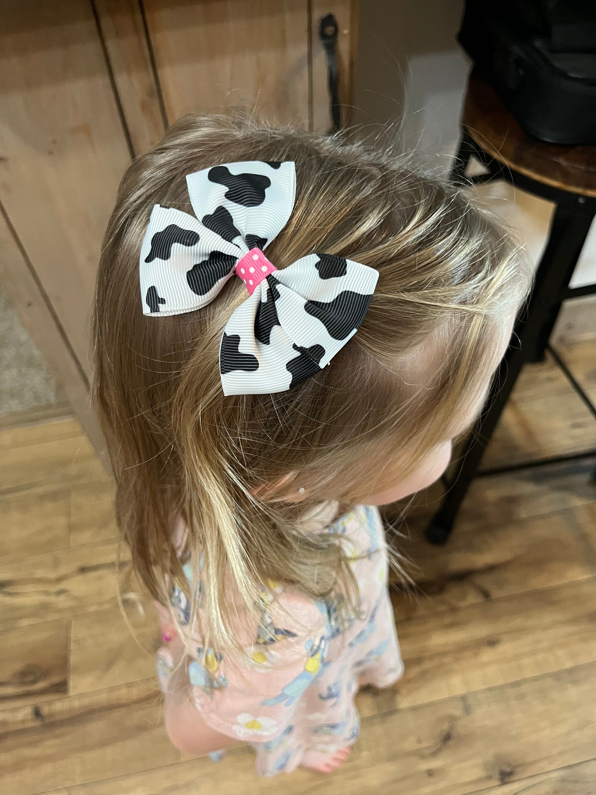 Cow Bow - The Diamond Spur Boutique