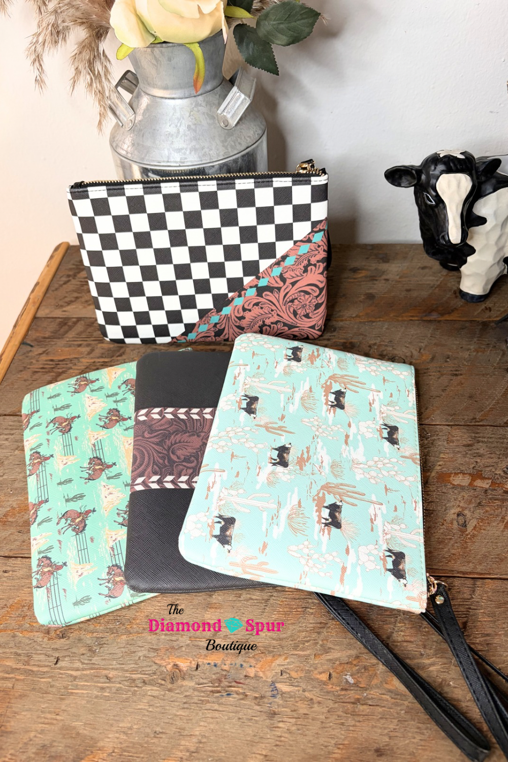 Western Travel Clutch - The Diamond Spur Boutique