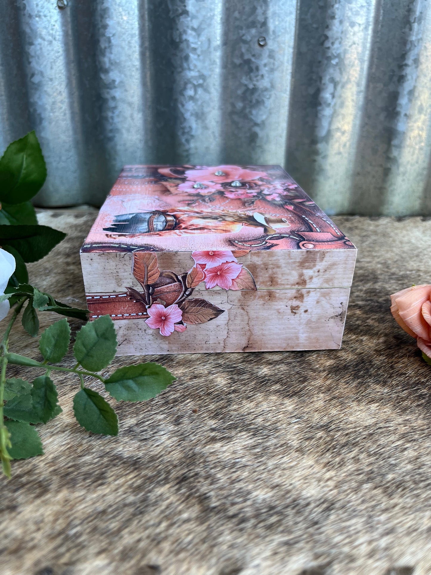 Western Woman Jewelry/Keepsake Box - The Diamond Spur Boutique