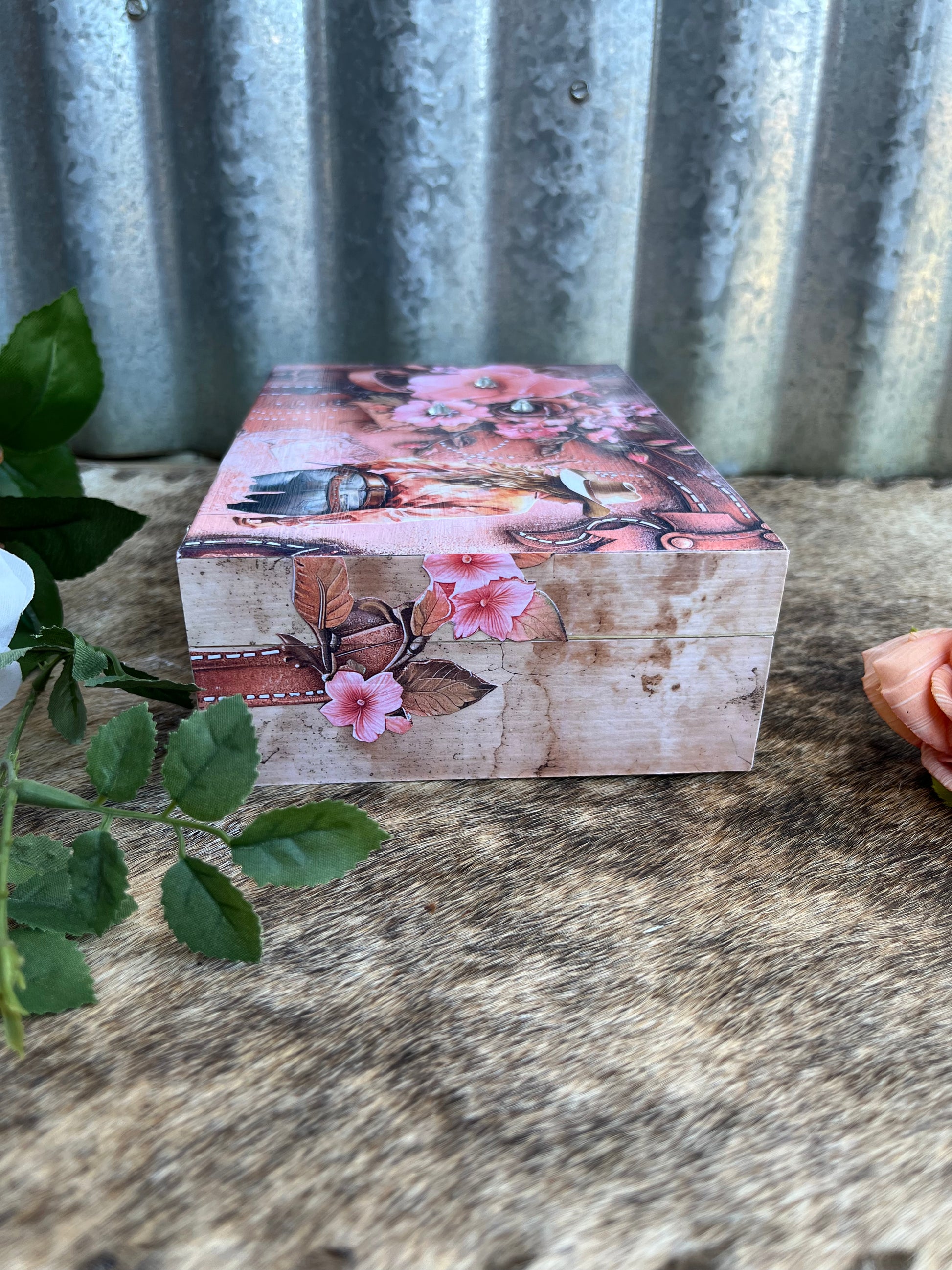 Western Woman Jewelry/Keepsake Box - The Diamond Spur Boutique