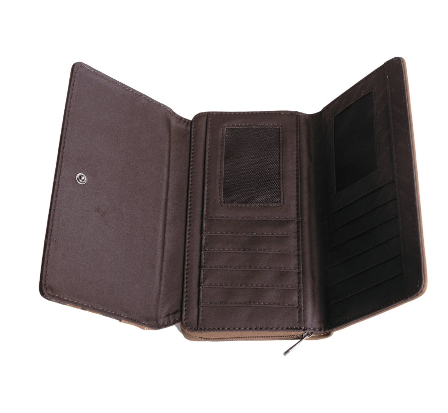 Aztec Secretary Style Wallet - The Diamond Spur Boutique