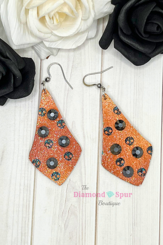 Drop Of Poison Wood Earrings