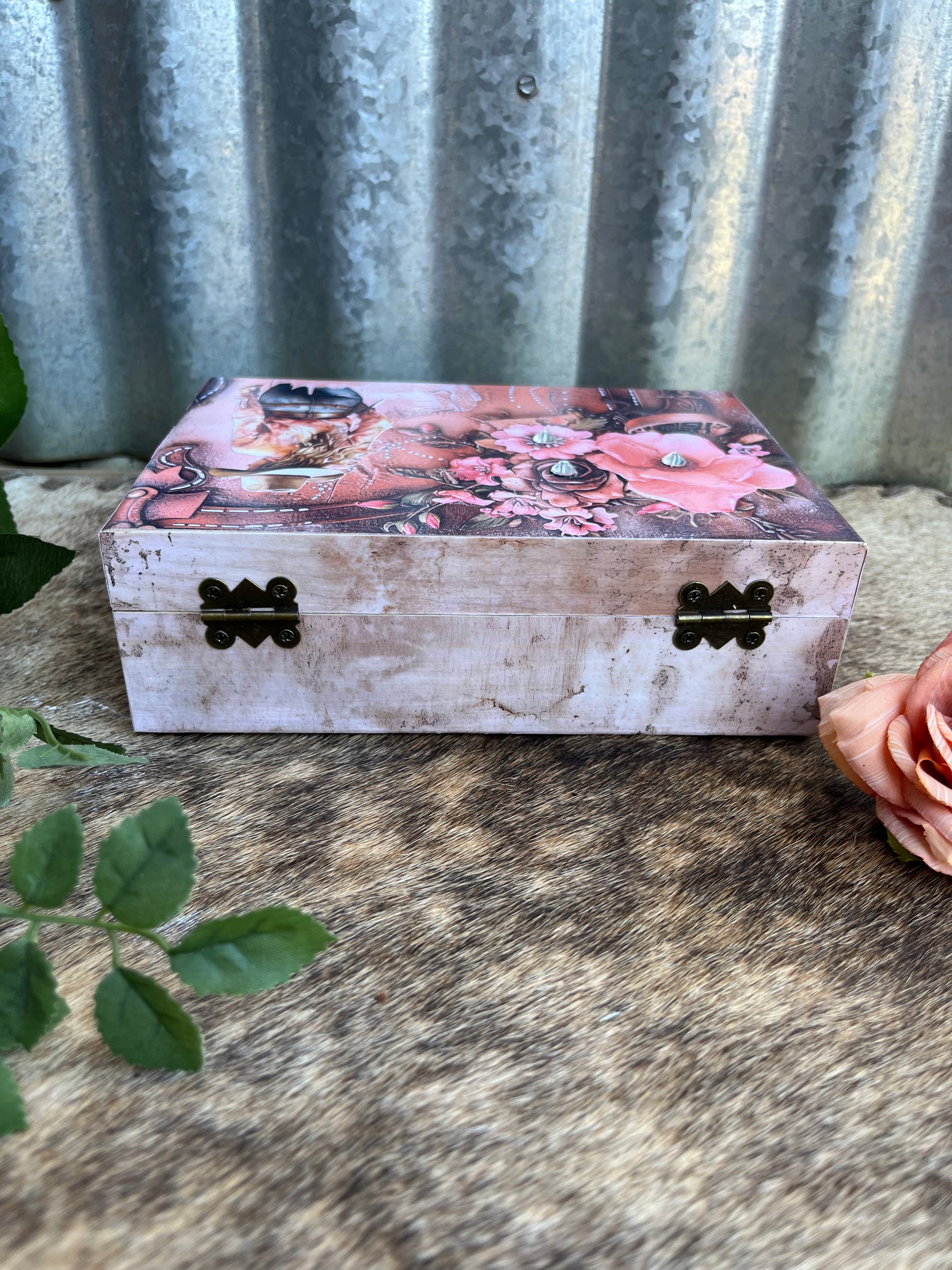 Western Woman Jewelry/Keepsake Box - The Diamond Spur Boutique
