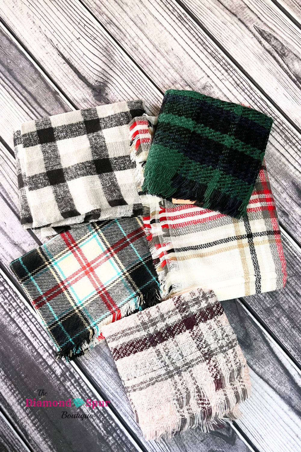Plaid Infinity Scarf