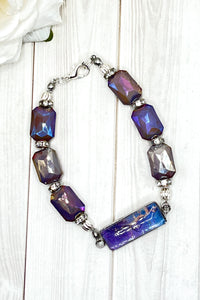 Pristine Purple Stone Bracelet