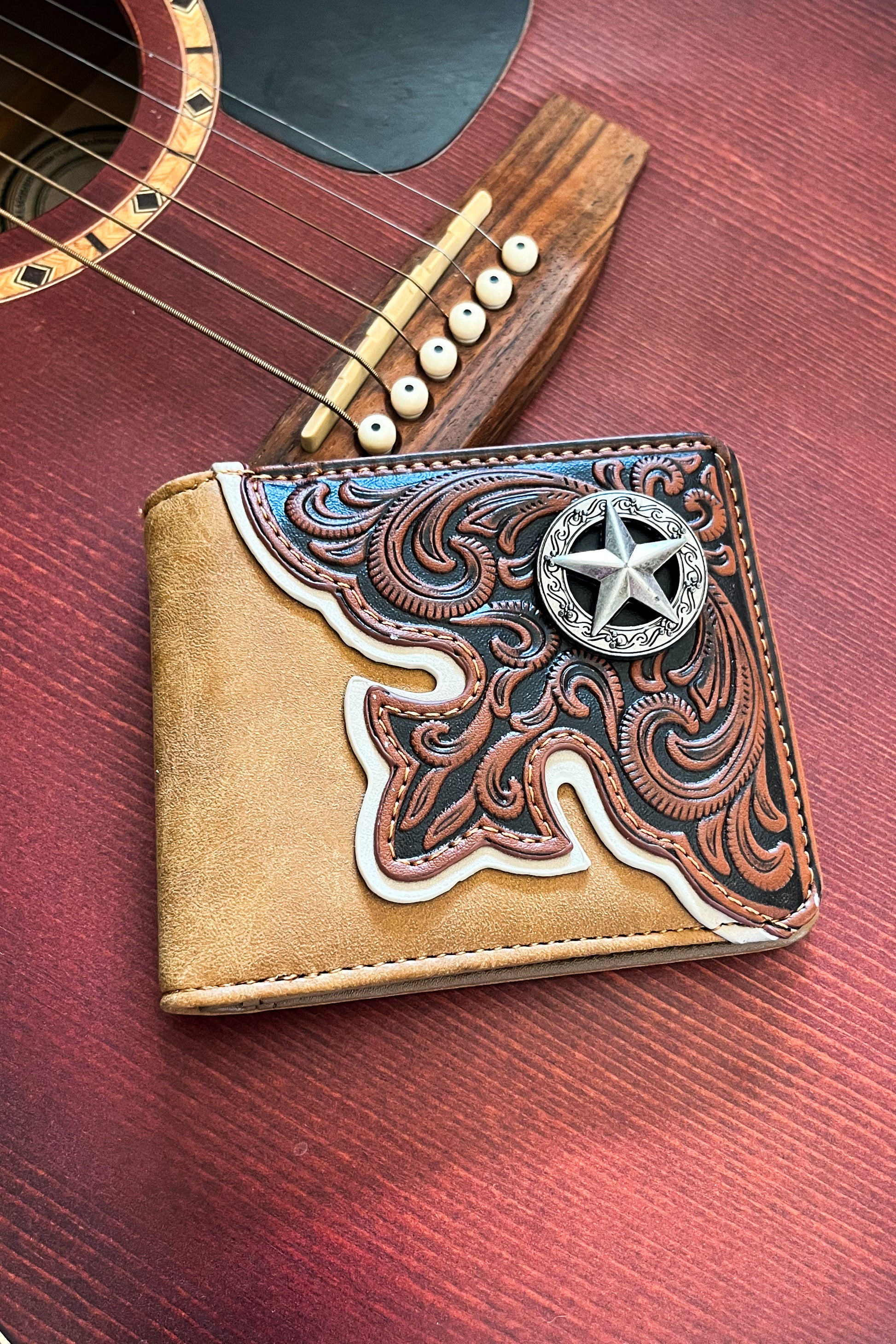 Western Star Concho Men's Wallet - The Diamond Spur Boutique