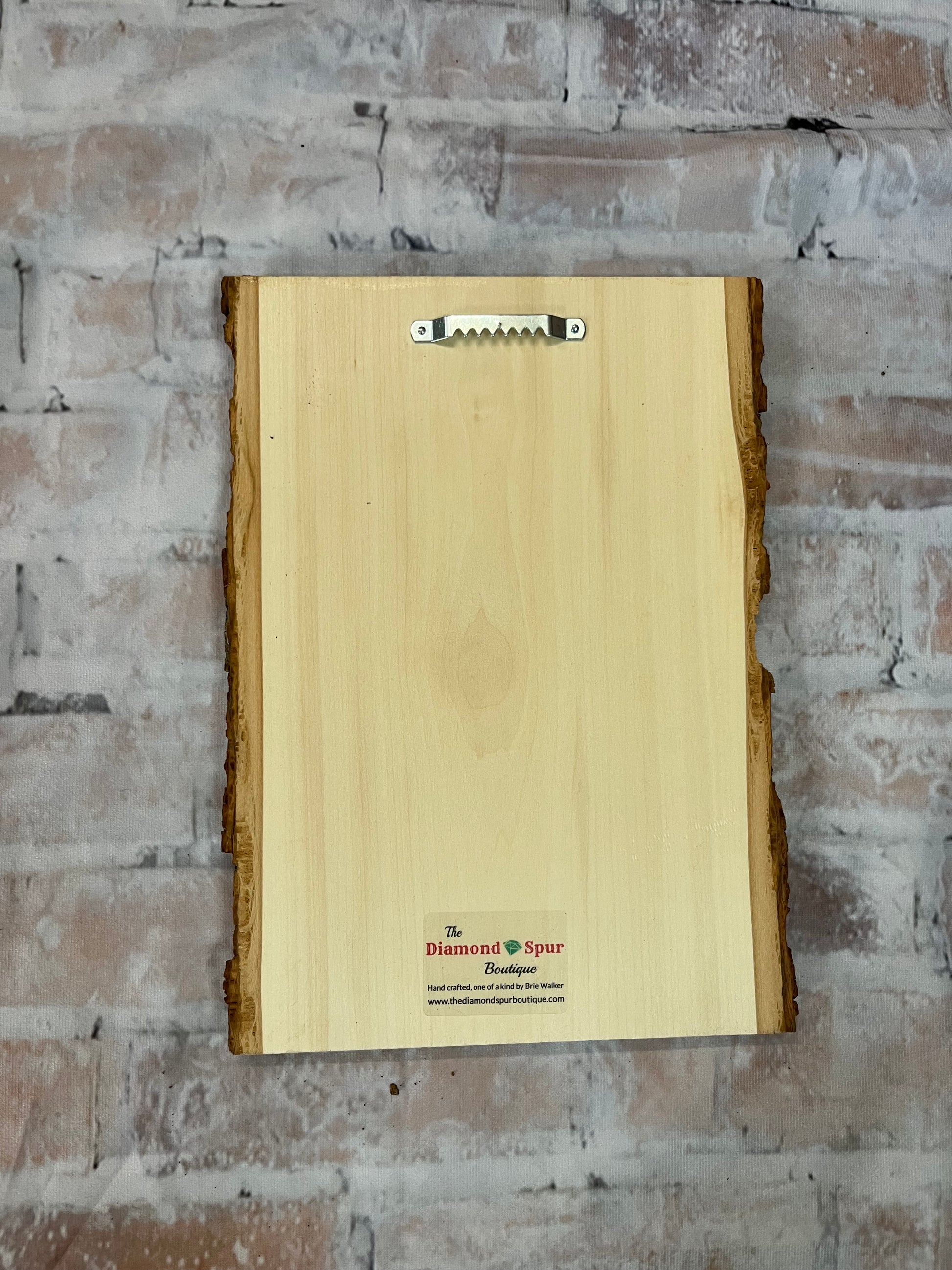 Cowboy Santa Wood Wall Plaque - The Diamond Spur Boutique