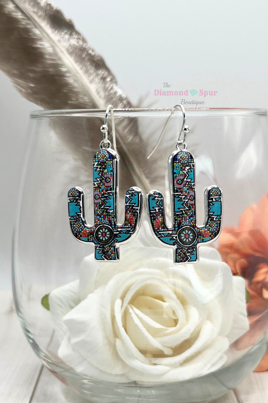 Saguaro Cactus Earrings