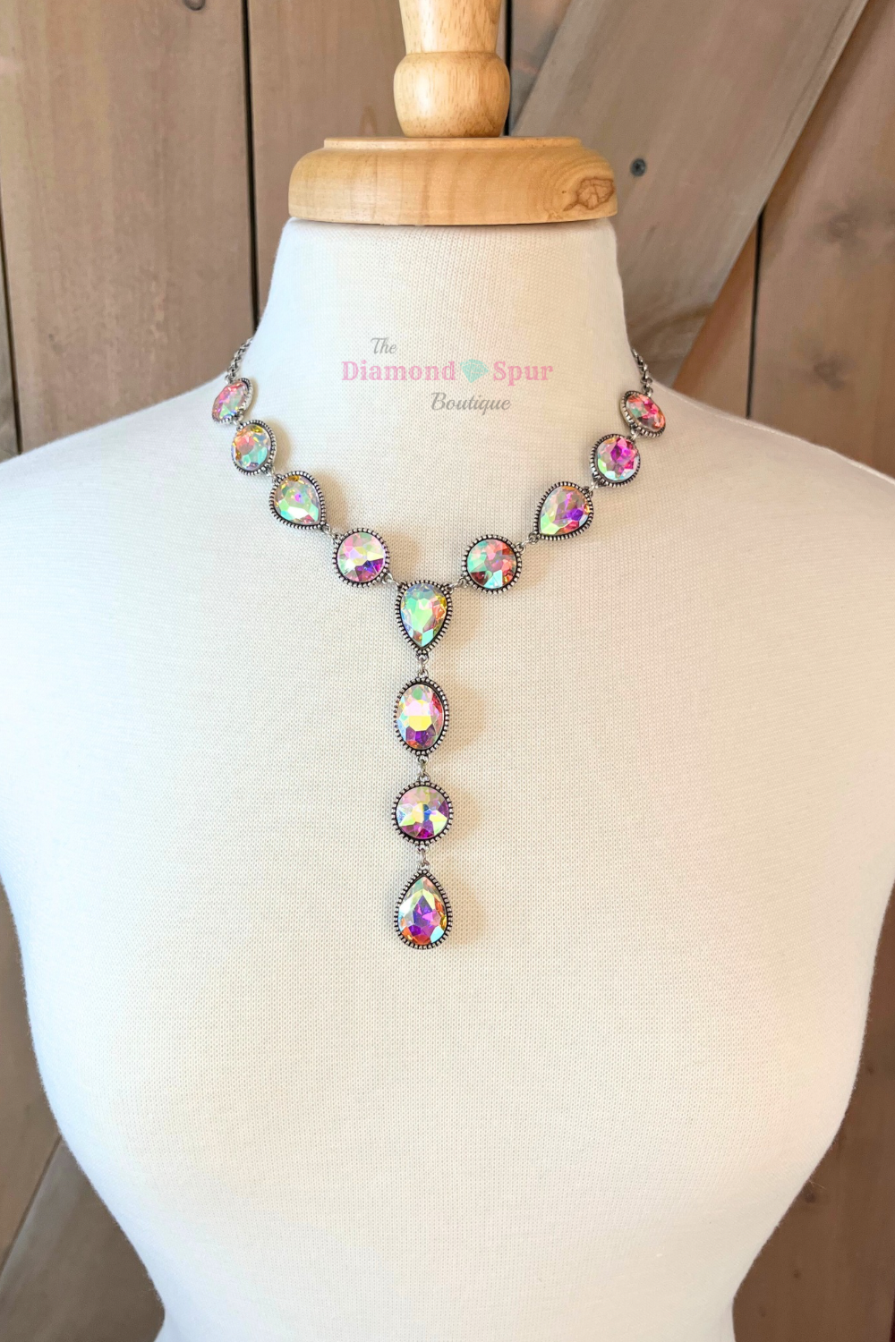 Aurora Borealis Crystal Necklace