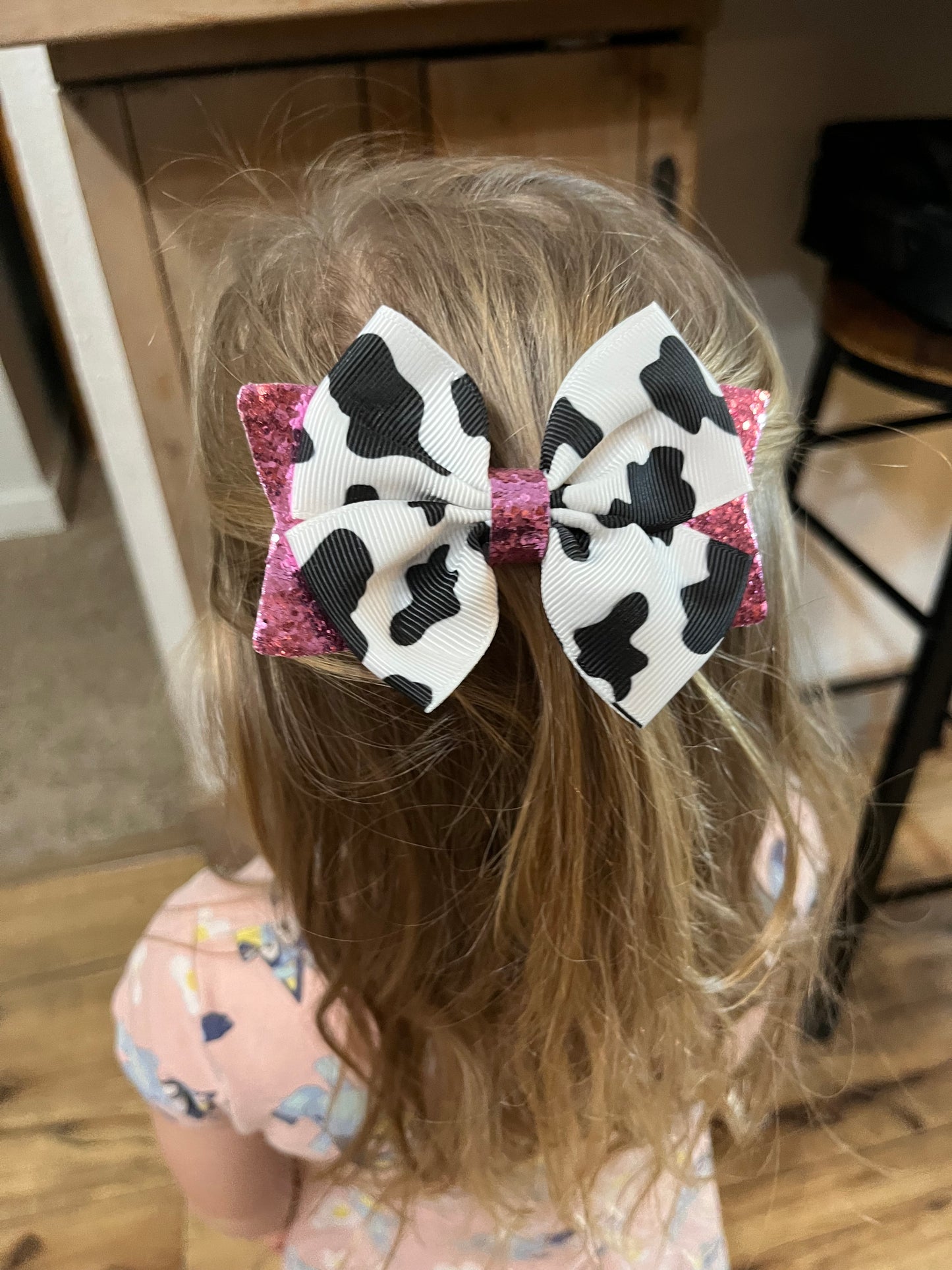 Cow Bow - The Diamond Spur Boutique