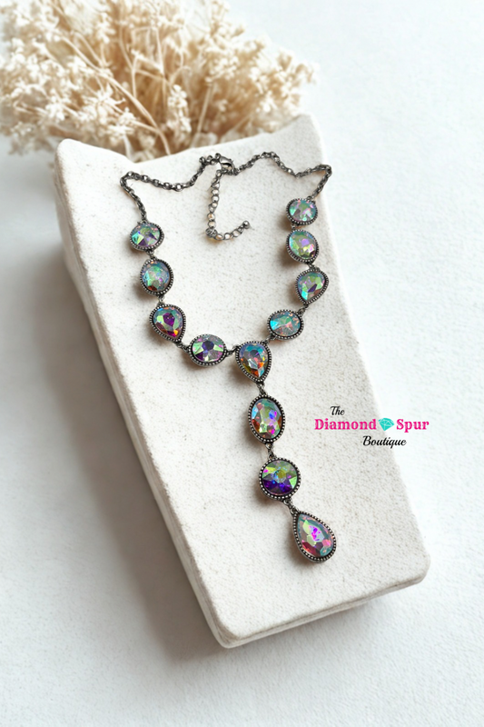 Aurora Borealis Crystal Necklace
