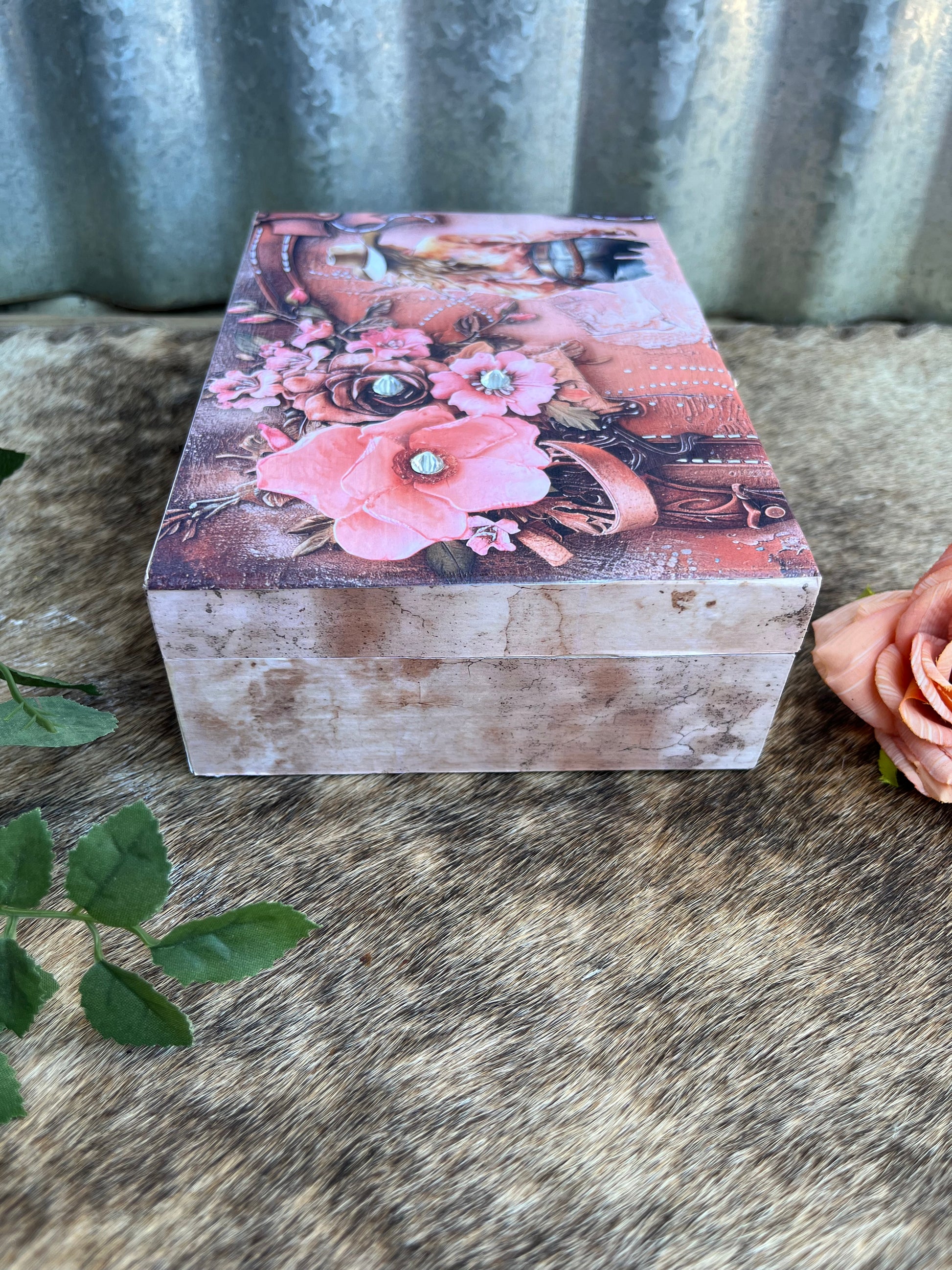 Western Woman Jewelry/Keepsake Box - The Diamond Spur Boutique