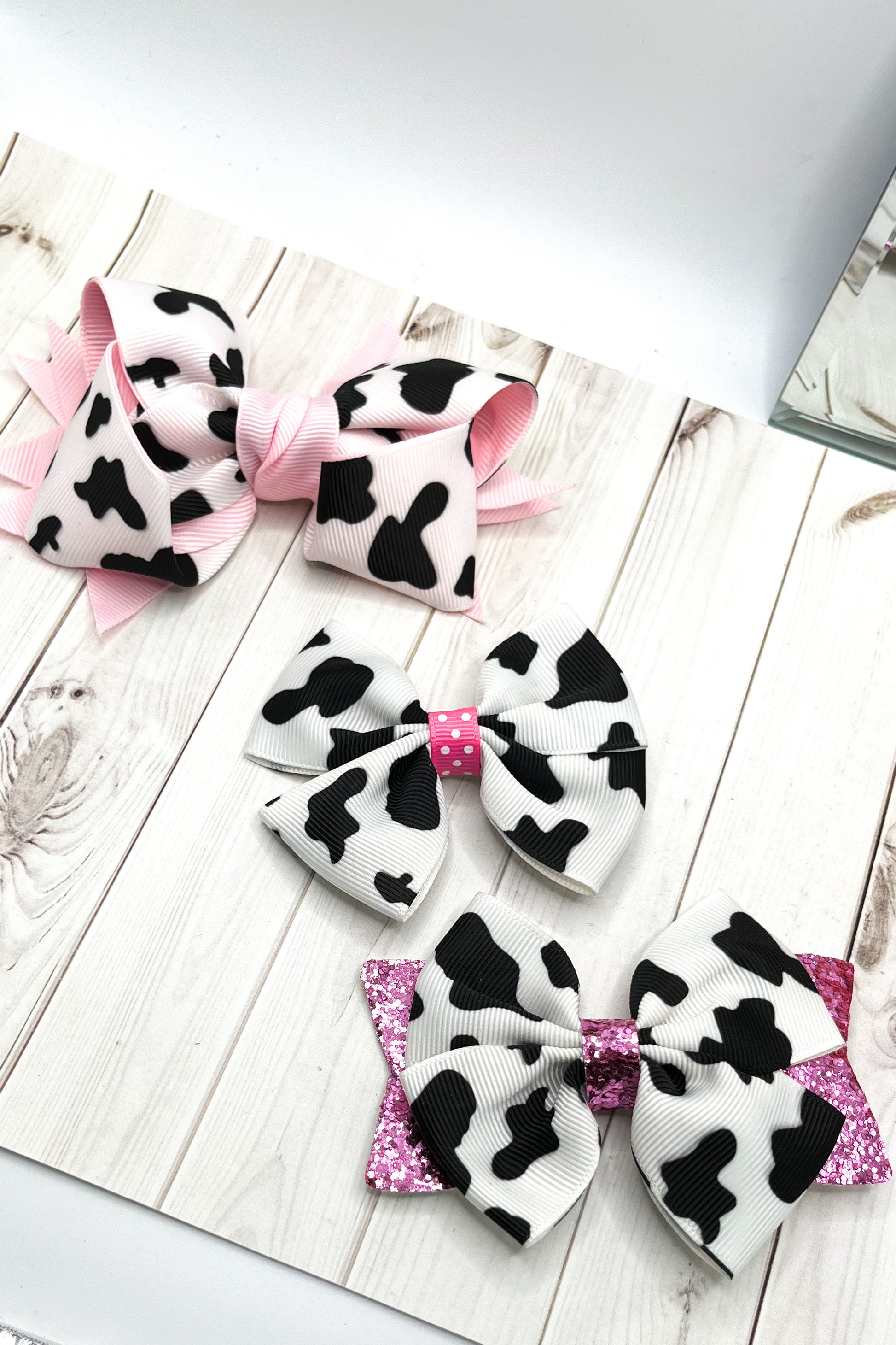 Cow Bow - The Diamond Spur Boutique