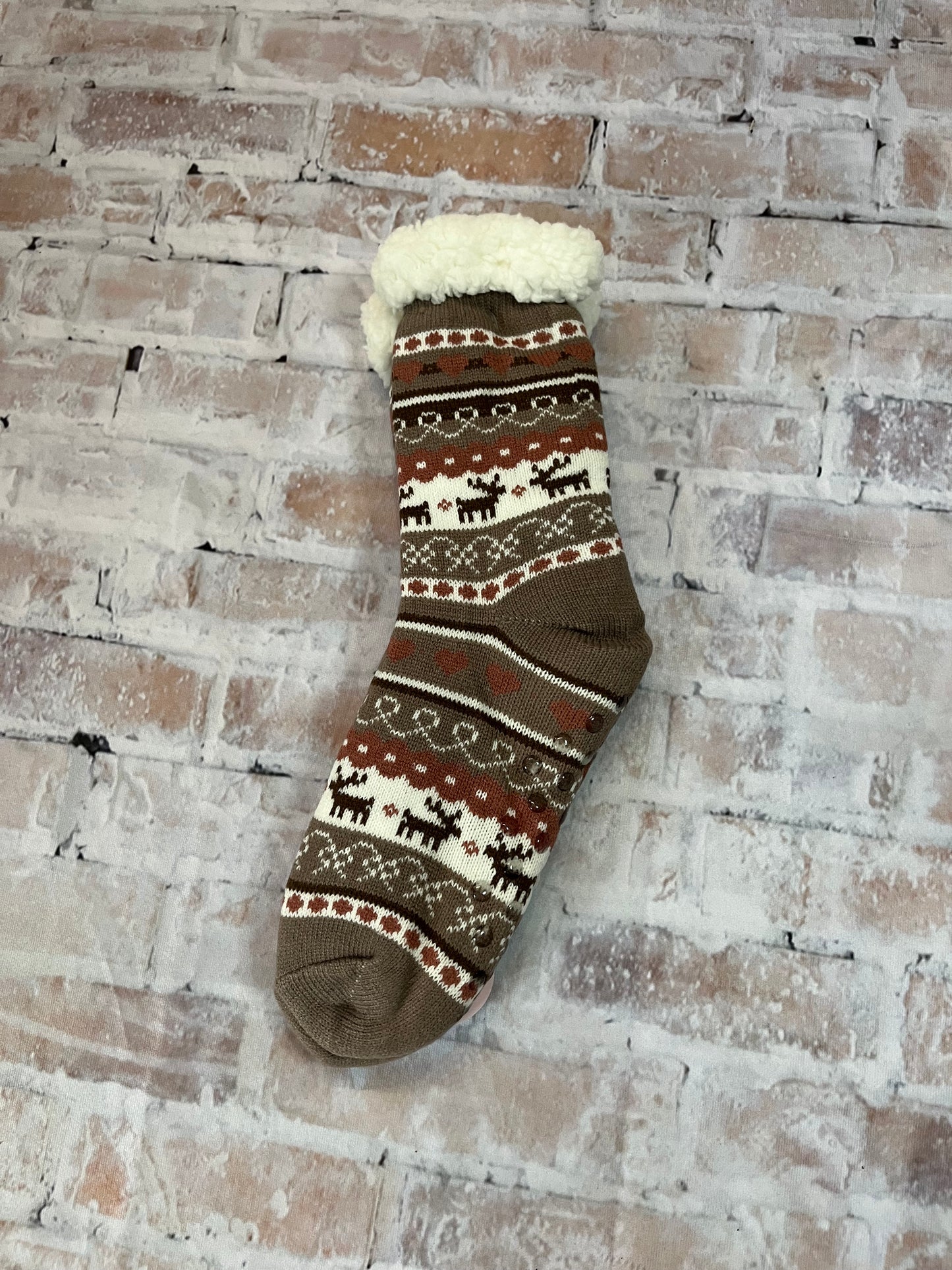 Fuzzy Slipper Socks - The Diamond Spur Boutique