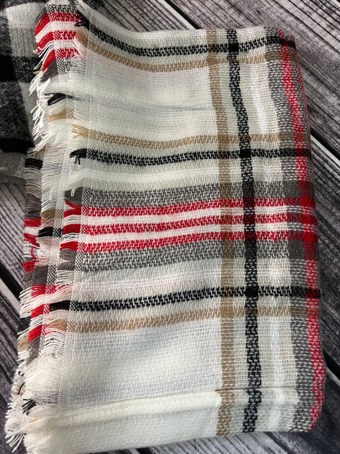 Plaid Infinity Scarf