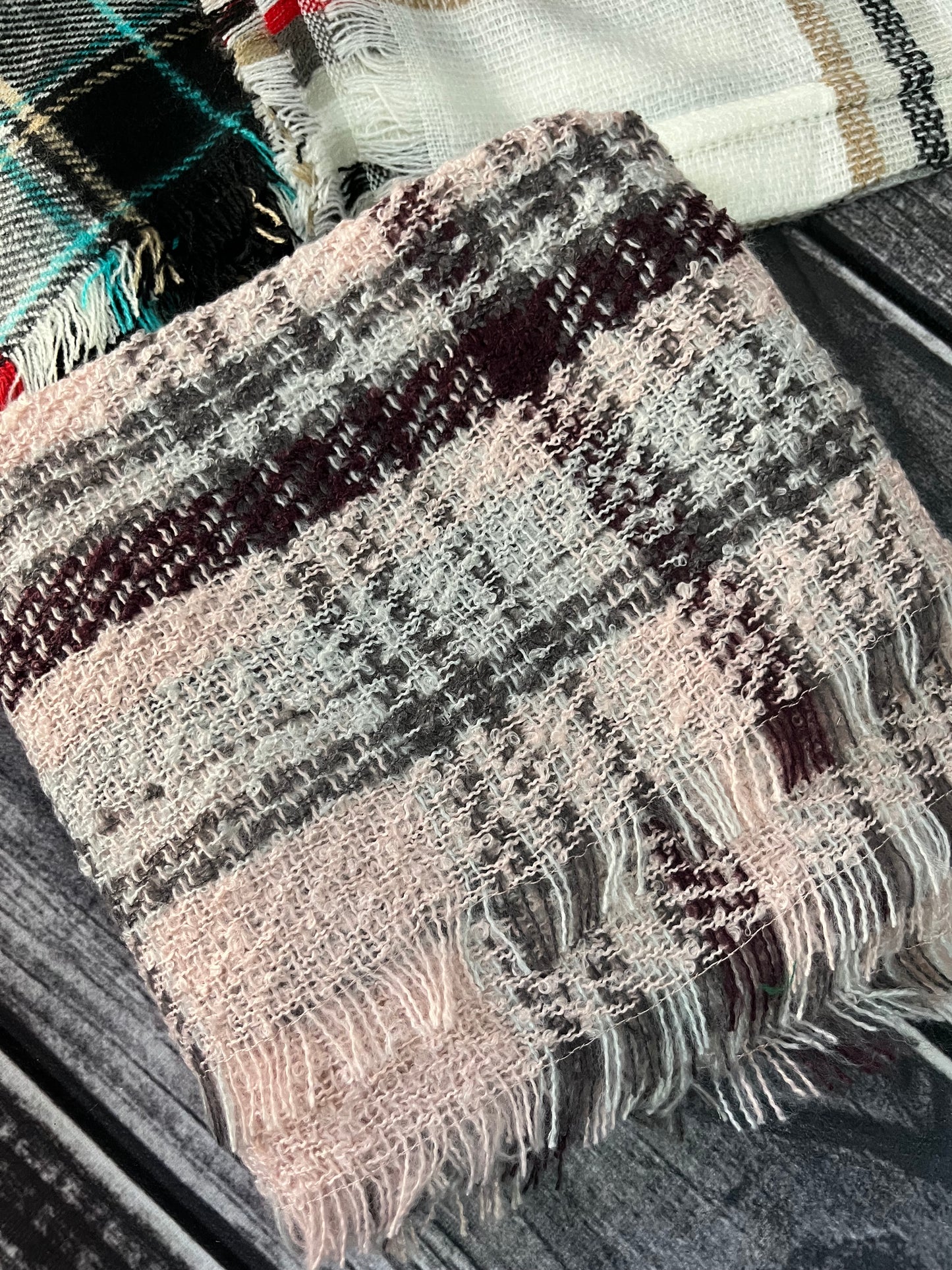 Plaid Infinity Scarf