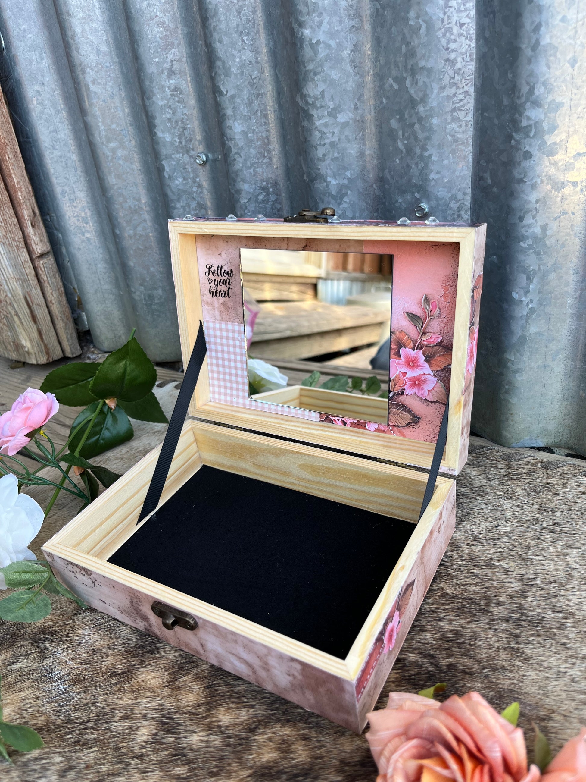 Western Woman Jewelry/Keepsake Box - The Diamond Spur Boutique