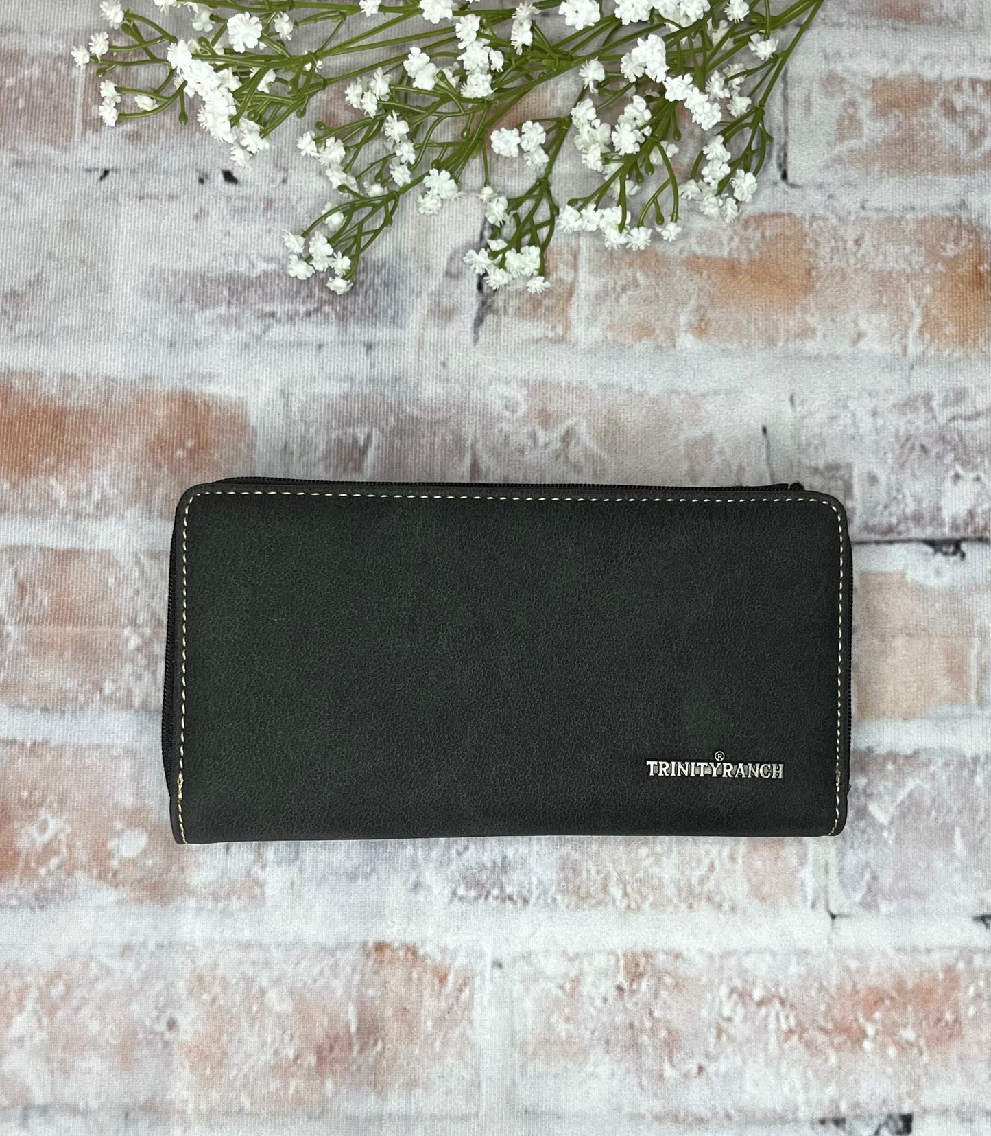 Block Color Diamond Hair On Hide Wallet - The Diamond Spur Boutique