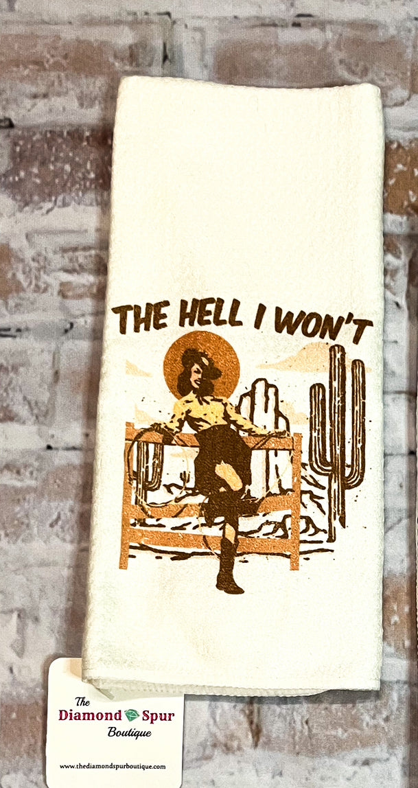 Western Kitchen Towel - The Diamond Spur Boutique