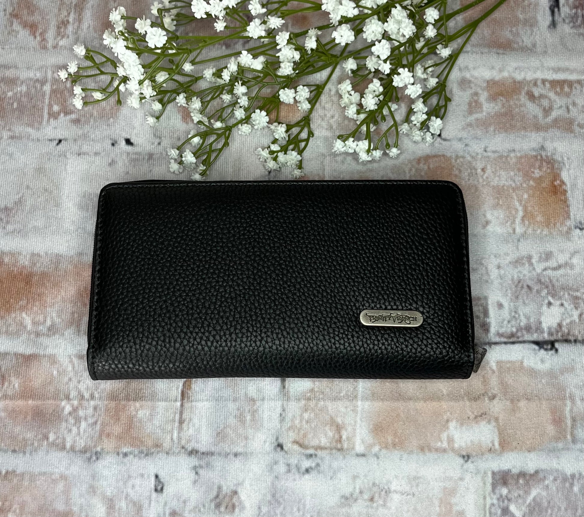 Black Hair On Hide Secretary Style Wallet - The Diamond Spur Boutique