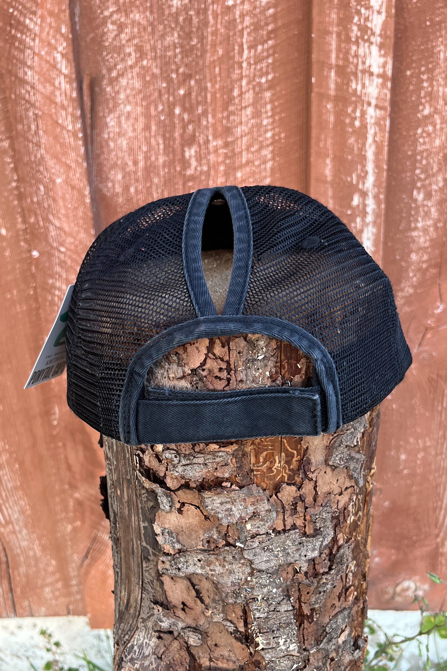 Turquoise Treasure Ponytail Hat