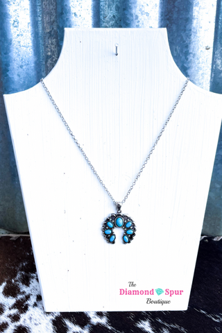 Turquoise Naja Necklace - The Diamond Spur Boutique