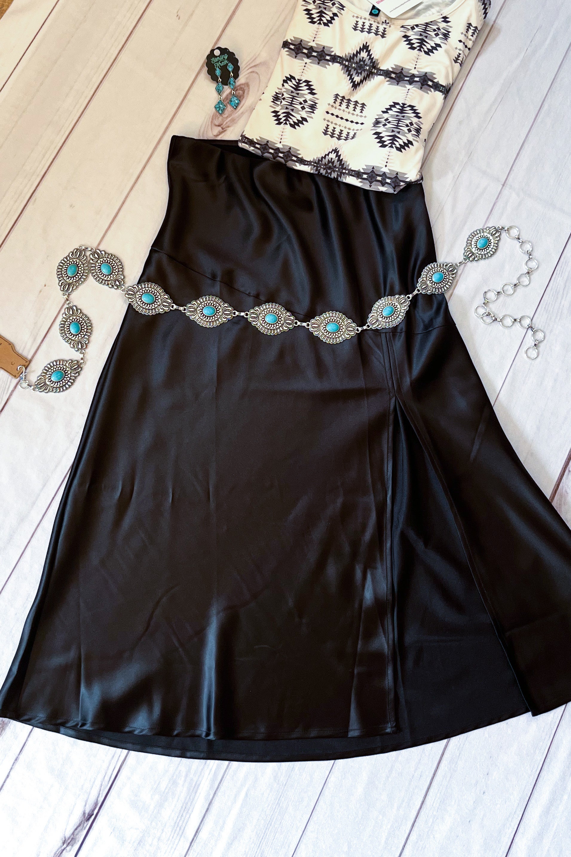 Western Concho Link Belt - The Diamond Spur Boutique