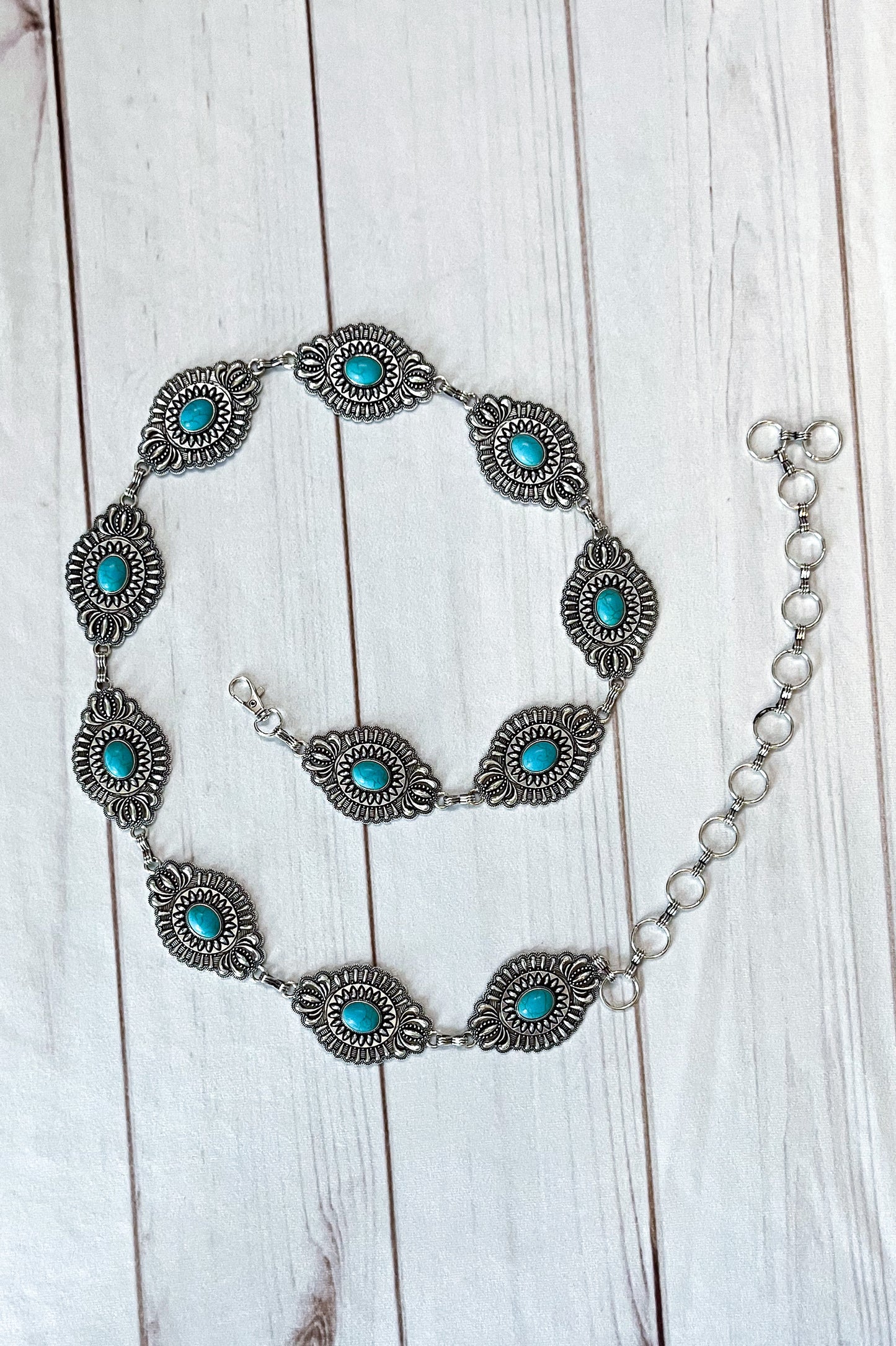 Western Concho Link Belt - The Diamond Spur Boutique