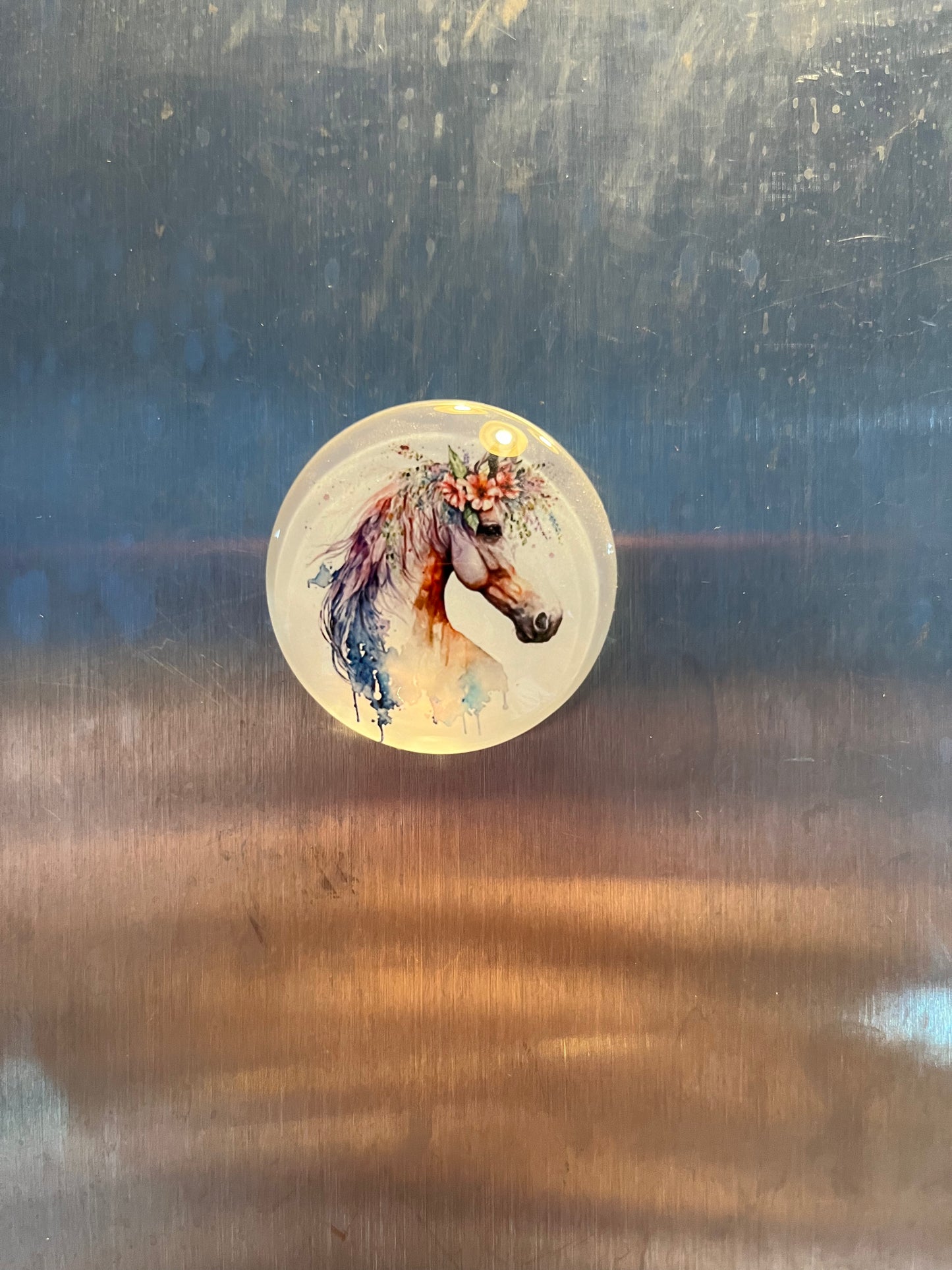 Flower Horse Magnets - The Diamond Spur Boutique