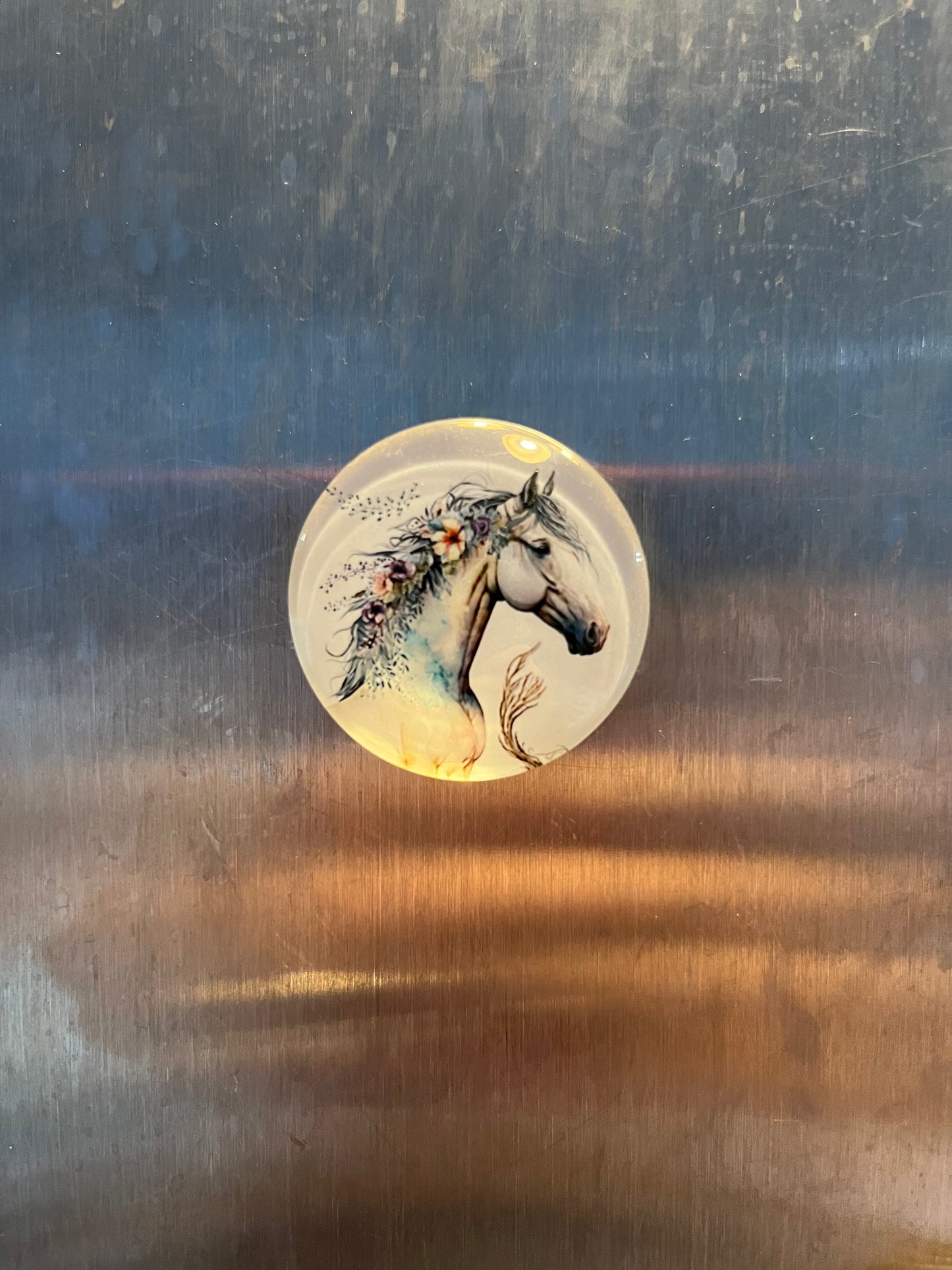 Flower Horse Magnets - The Diamond Spur Boutique