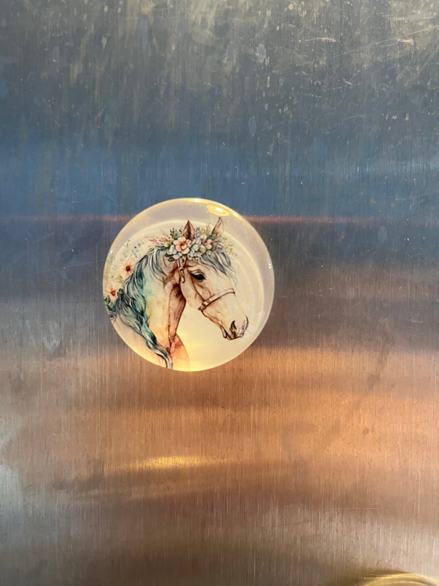 Flower Horse Magnets - The Diamond Spur Boutique