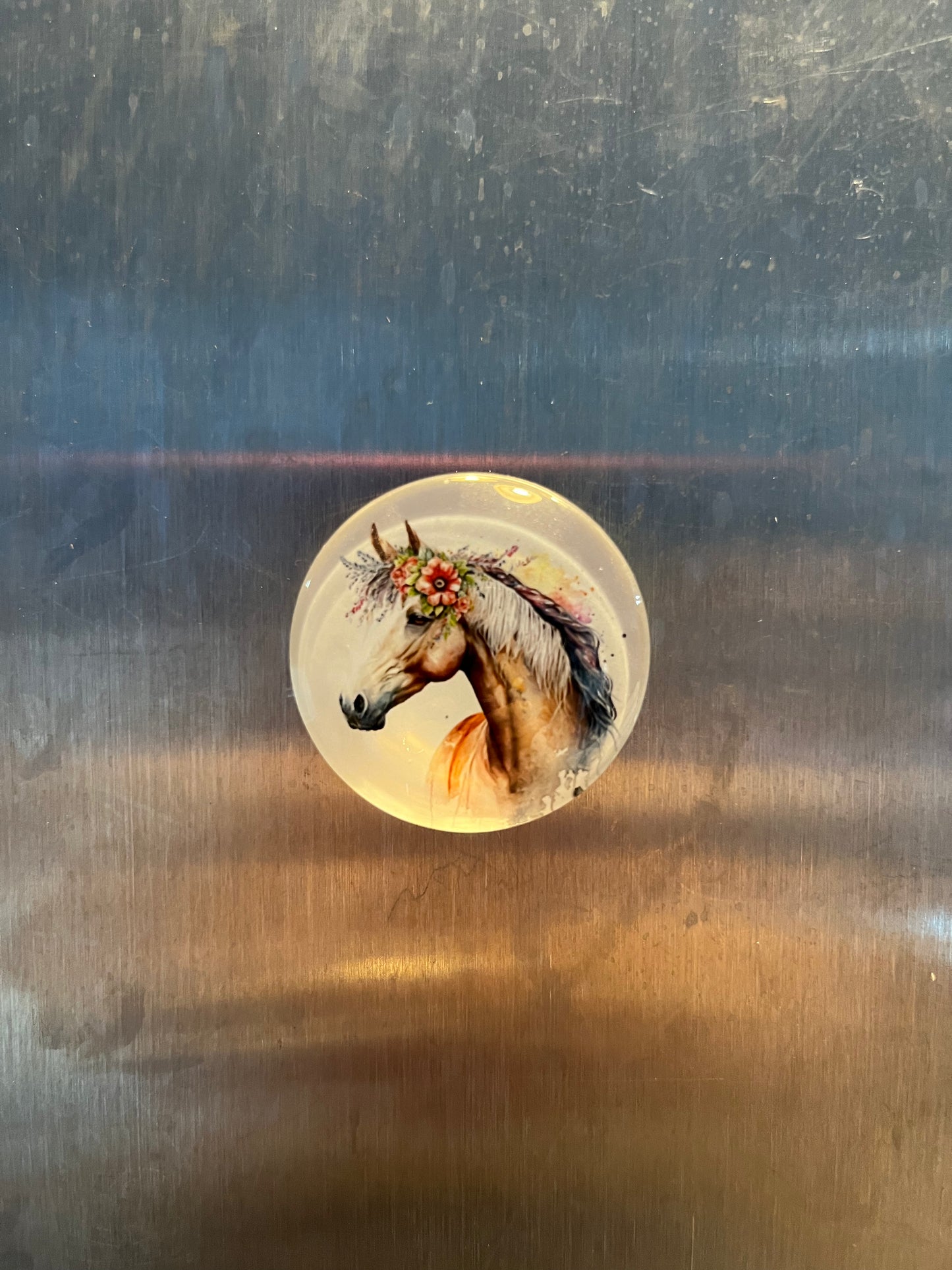 Flower Horse Magnets - The Diamond Spur Boutique