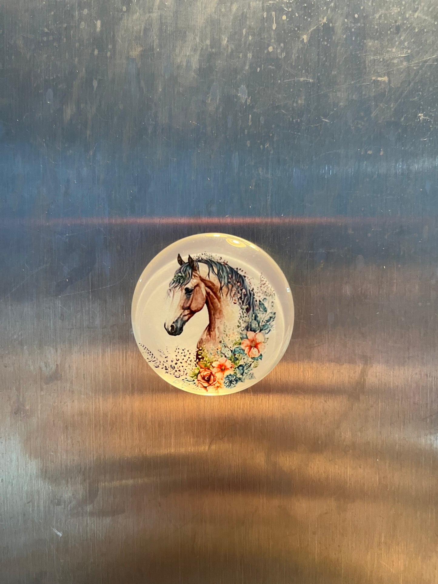 Flower Horse Magnets - The Diamond Spur Boutique