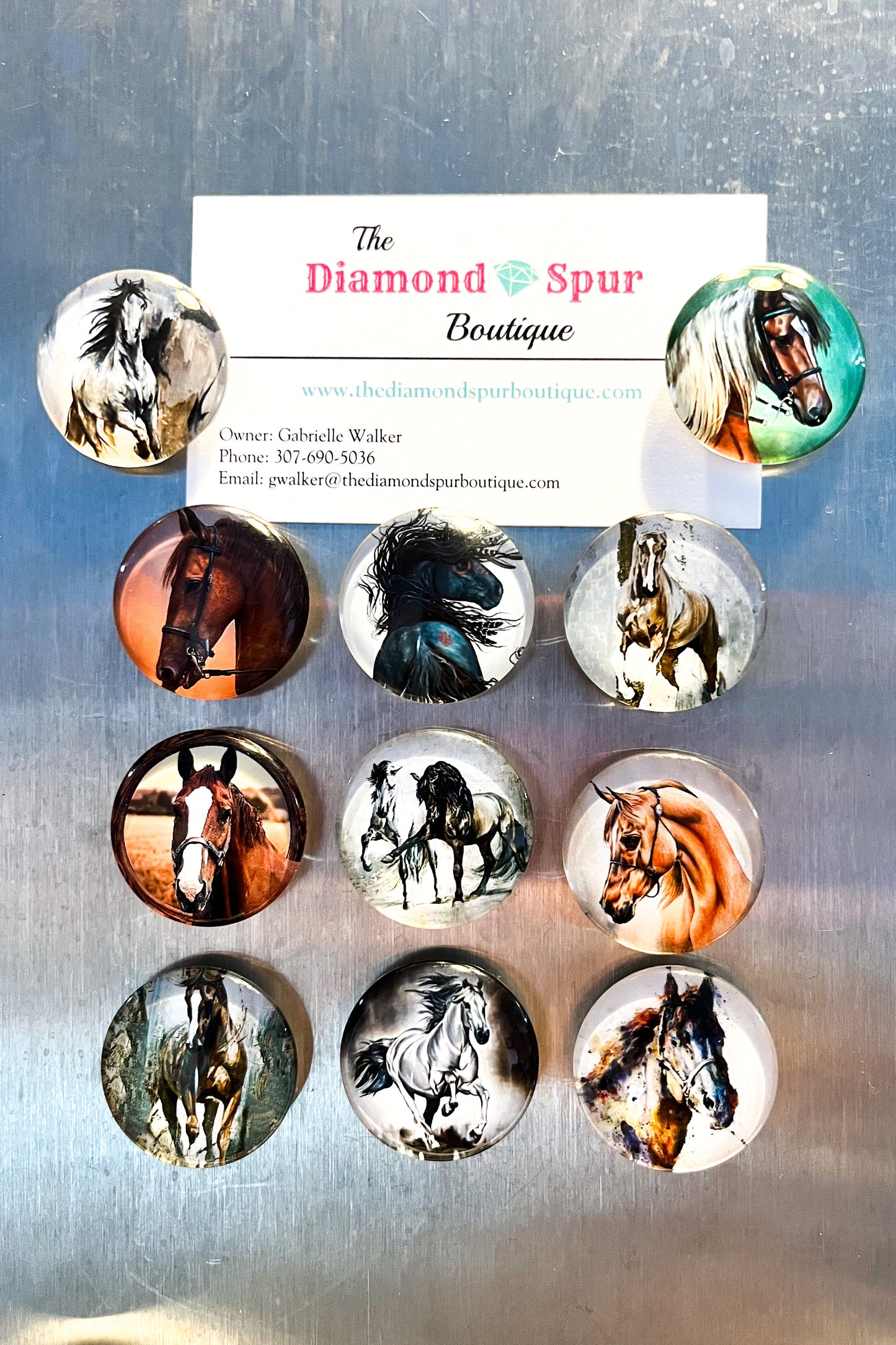 Small Horse Magnets - The Diamond Spur Boutique