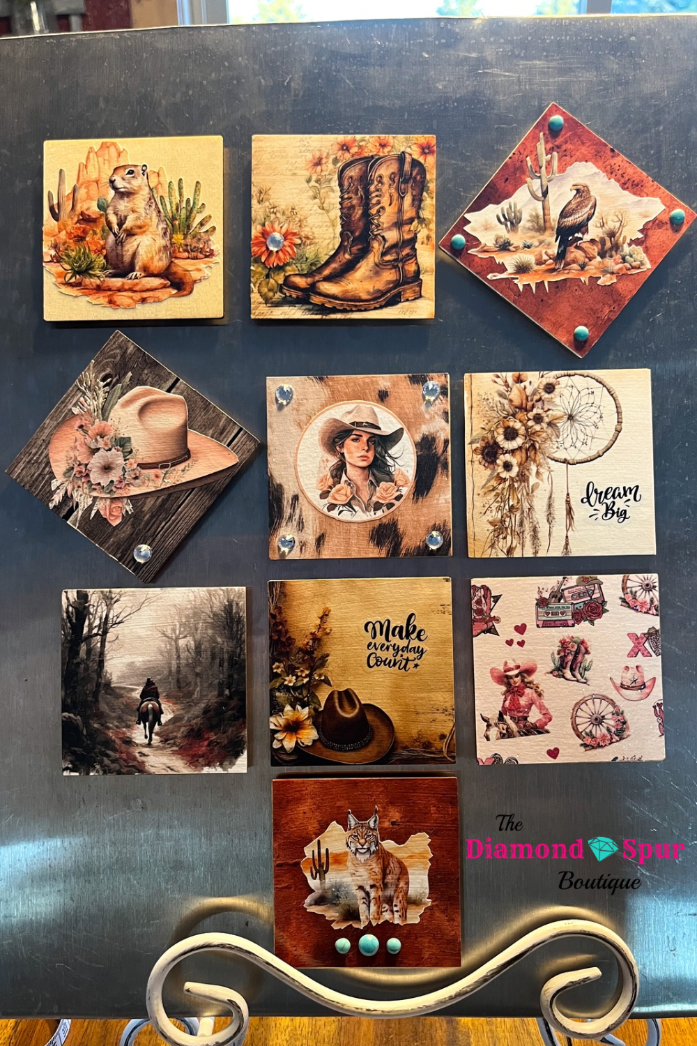 Wood Magnets - The Diamond Spur Boutique