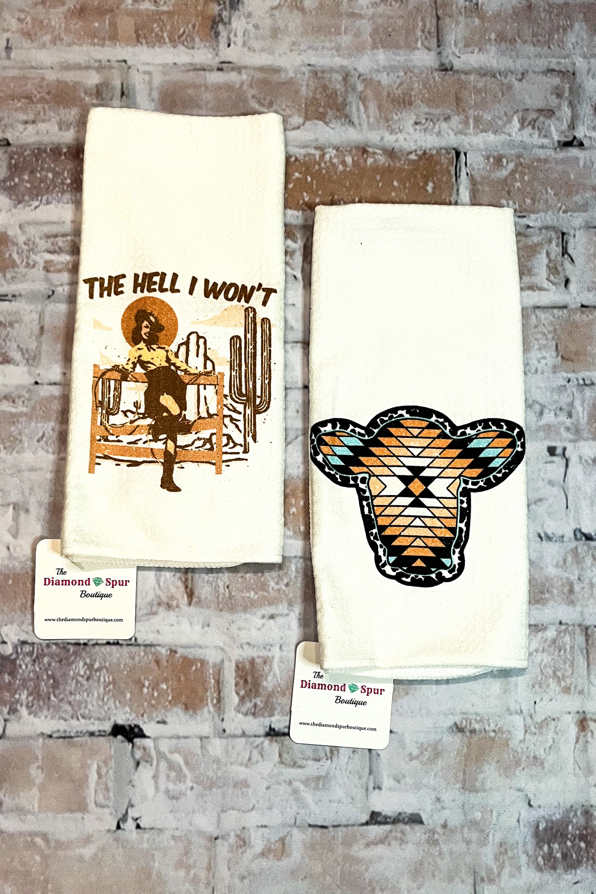 Western Kitchen Towel - The Diamond Spur Boutique