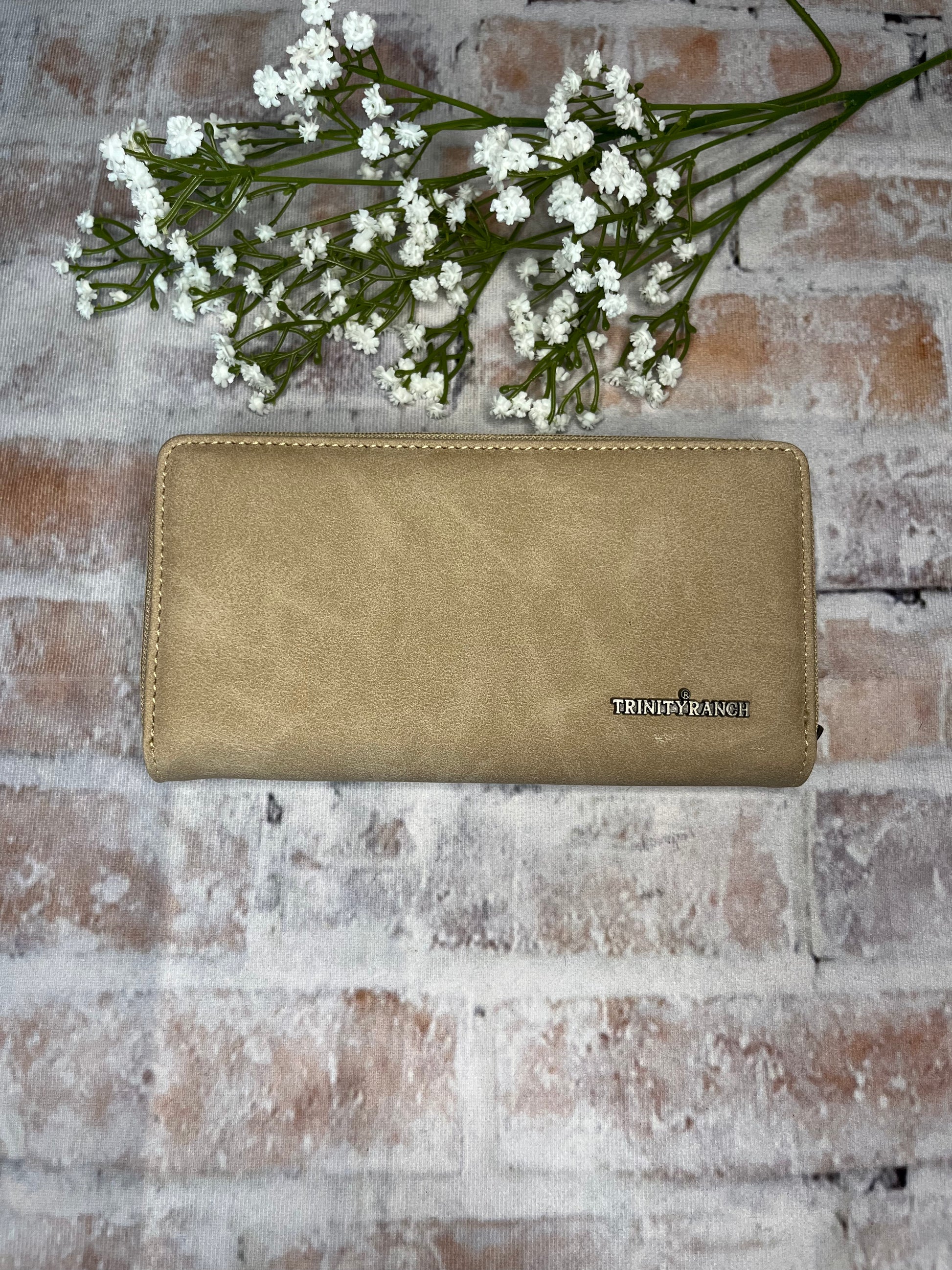 Tan Hair On Hide Diamond Wallet - The Diamond Spur Boutique