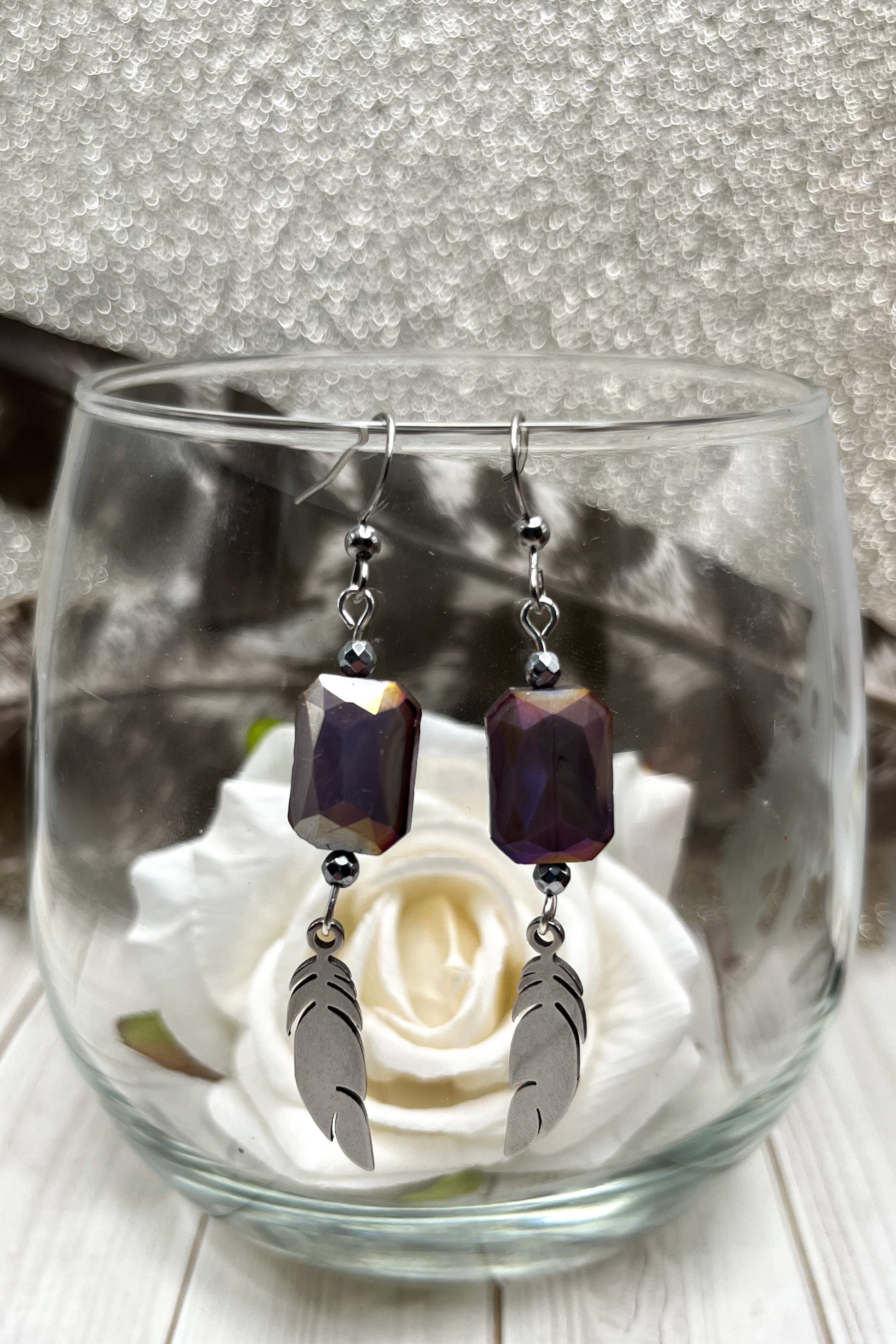 Boho Dreams Feather Earrings - The Diamond Spur Boutique