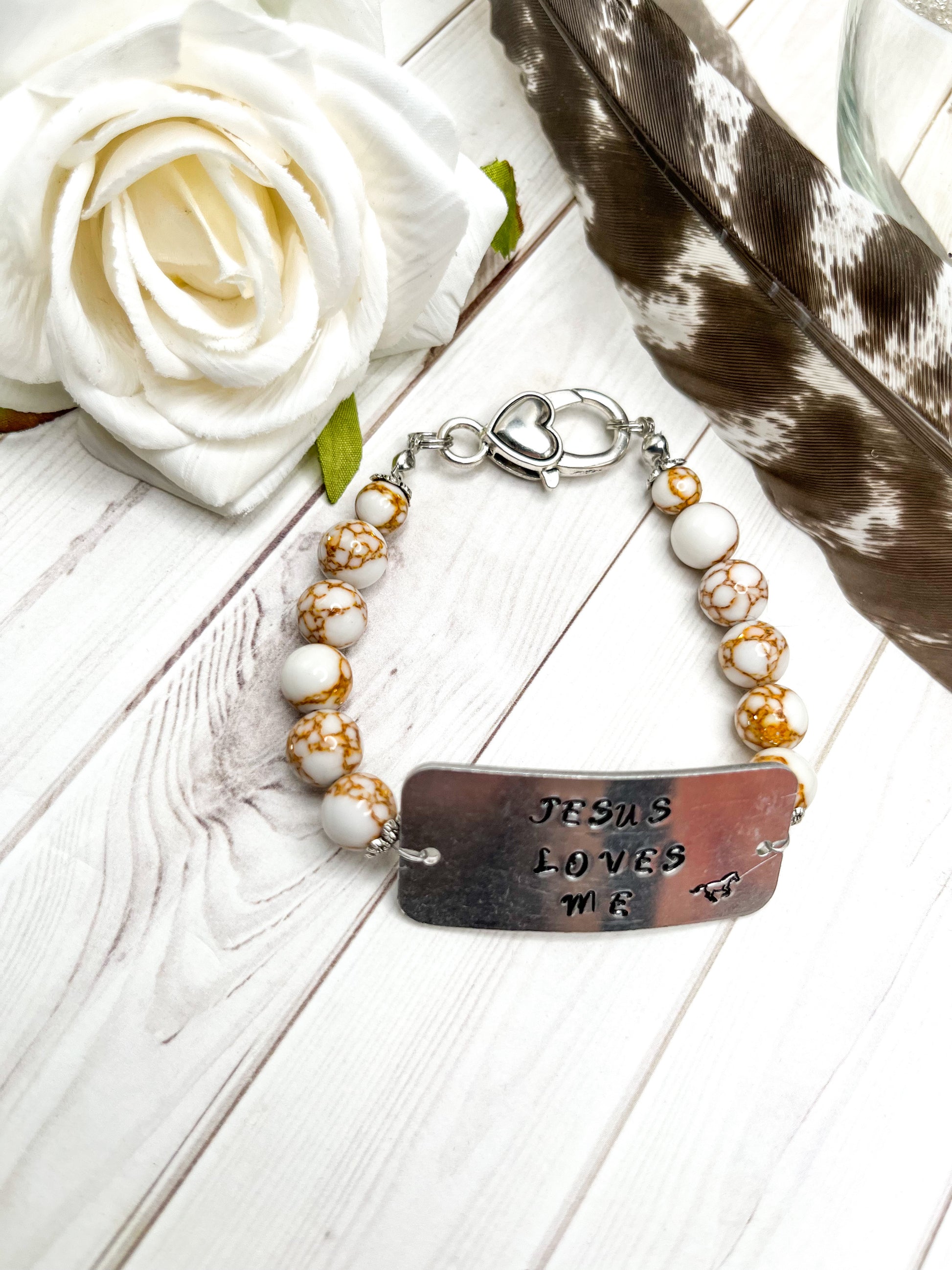 Jesus Loves Me Bracelet - The Diamond Spur Boutique