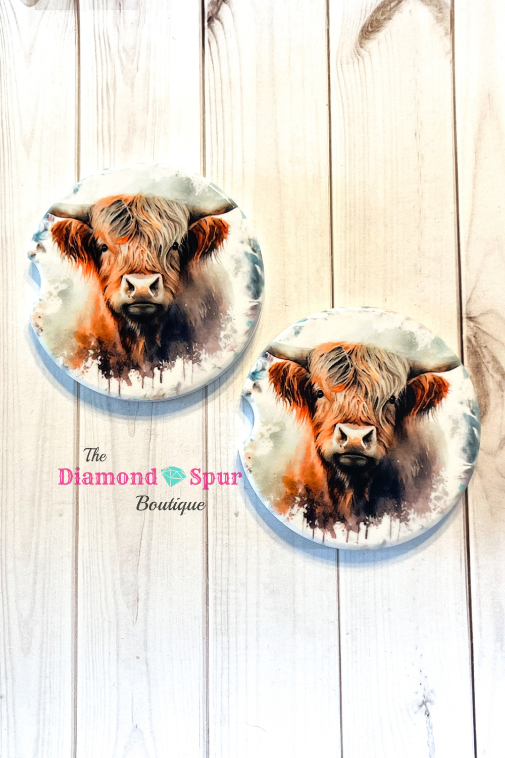 Car Coasters - The Diamond Spur Boutique
