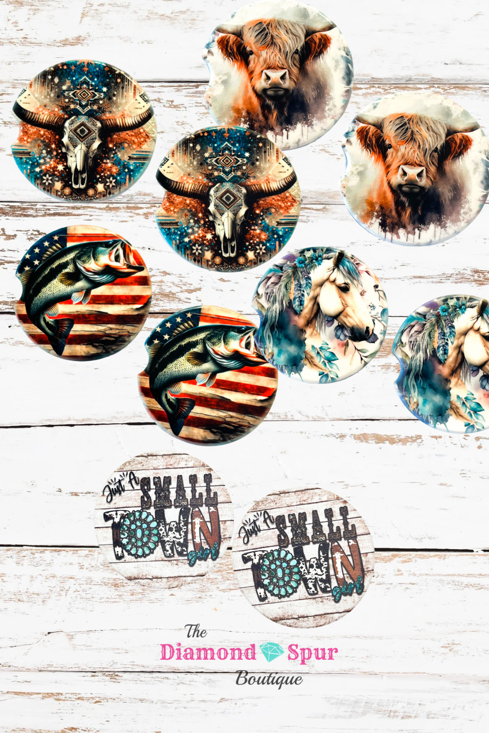 Car Coasters - The Diamond Spur Boutique