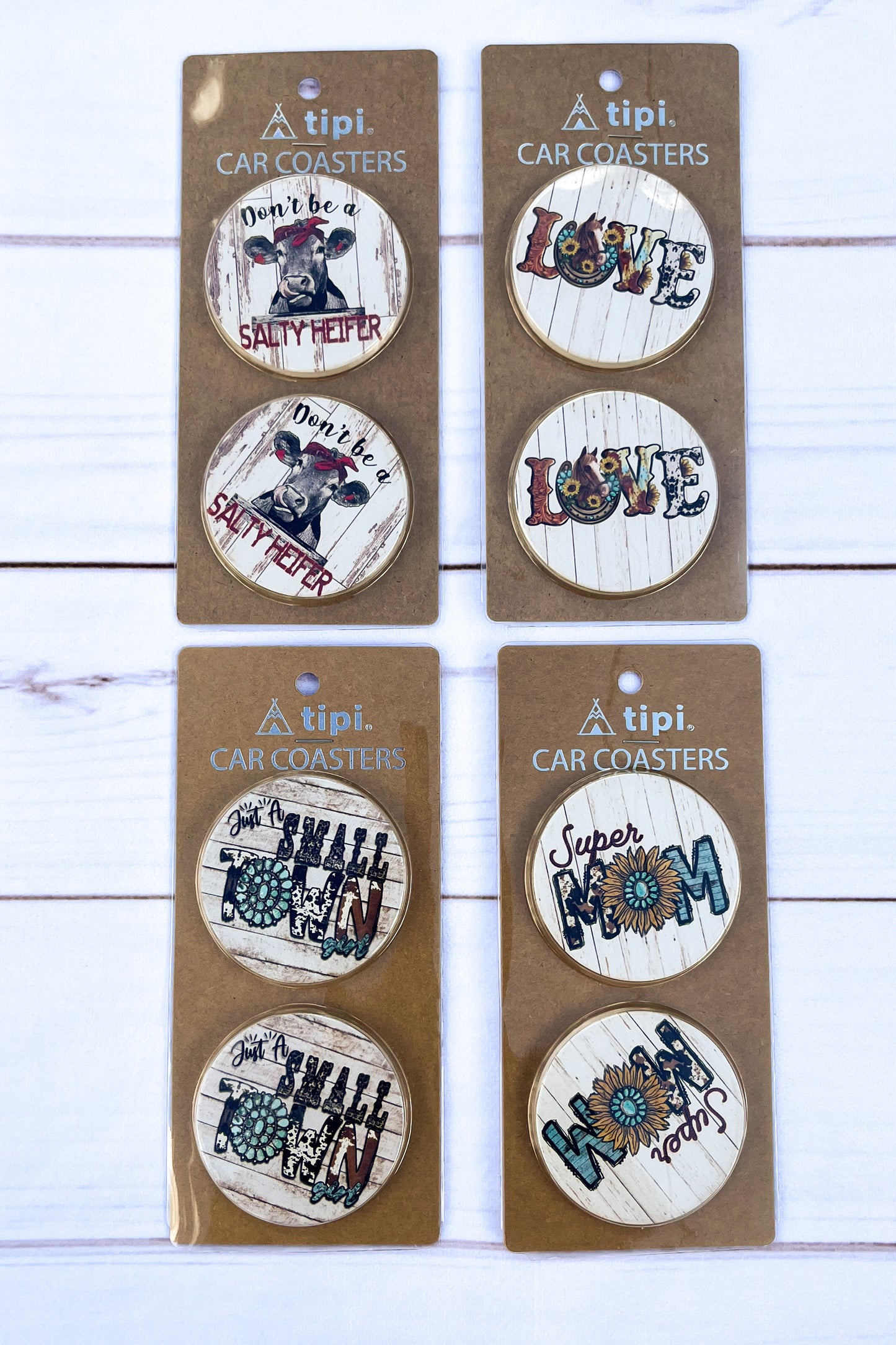 Car Coasters - The Diamond Spur Boutique