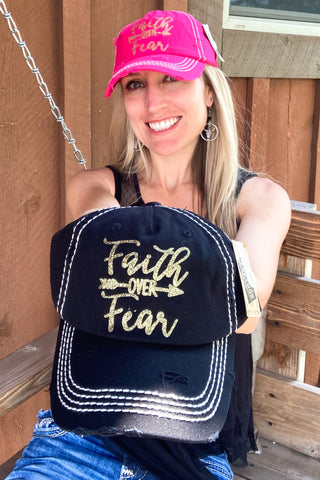 Faith Over Fear Hat - The Diamond Spur Boutique