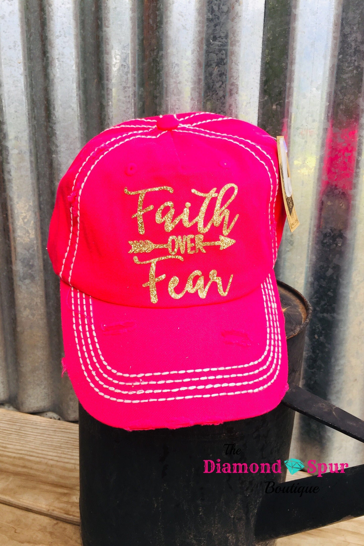 Faith Over Fear - The Diamond Spur Boutique