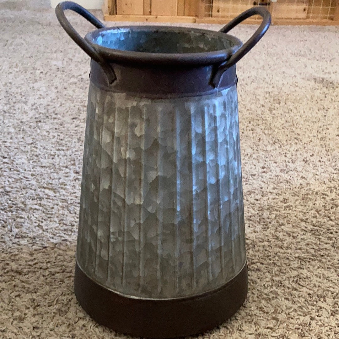 Corrugated Pail - The Diamond Spur Boutique
