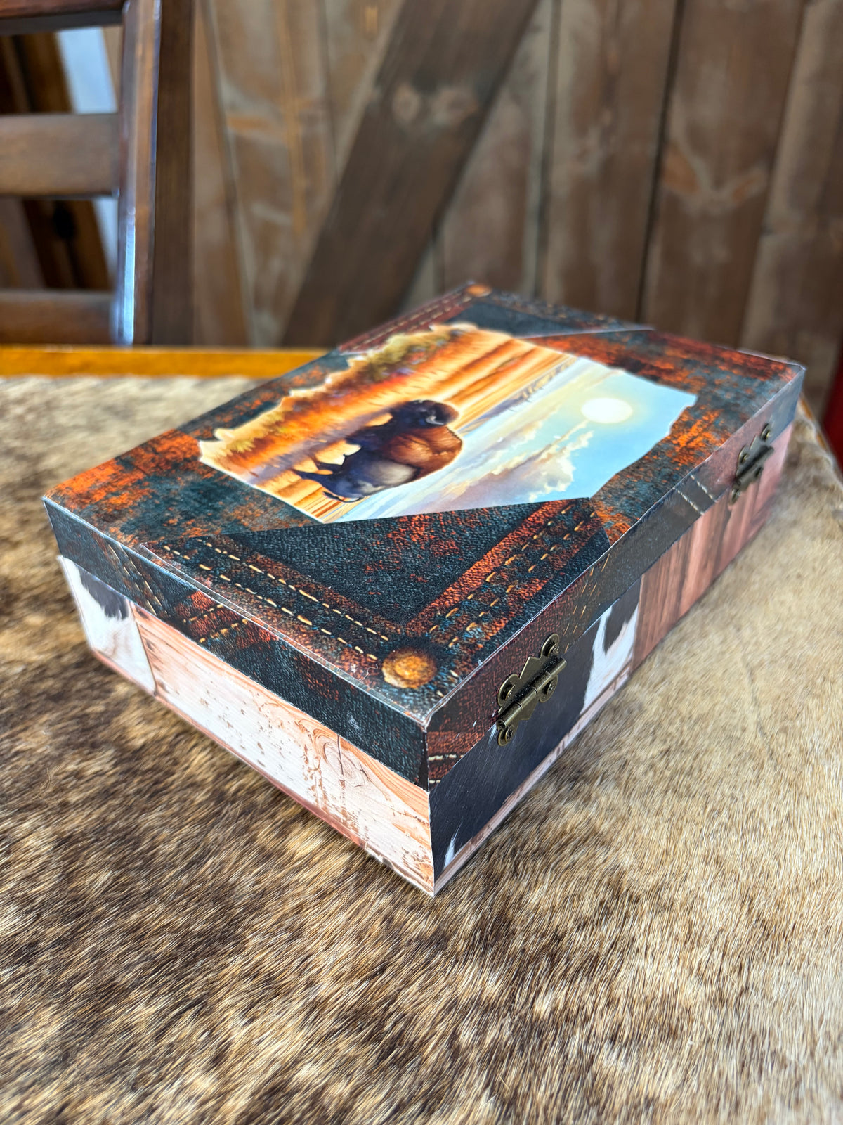 The Wyoming Jewelry/Keepsake Box