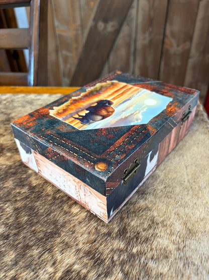 The Wyoming Jewelry/Keepsake Box