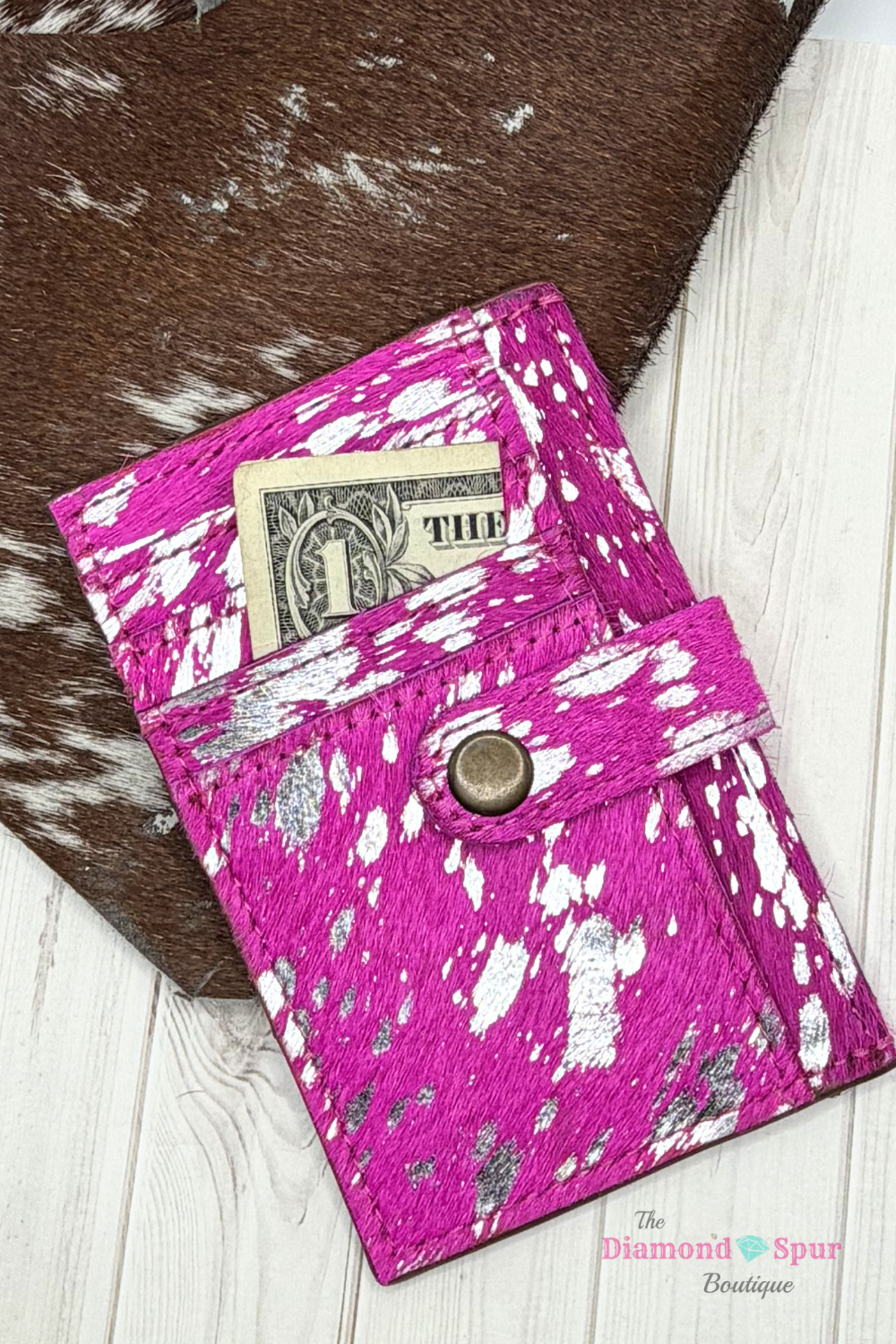 Acid Washed Card Wallet
