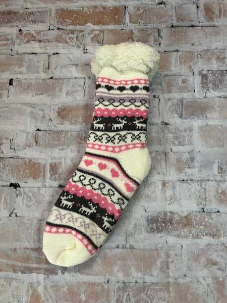 Fuzzy Slipper Socks