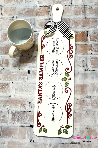 Santa’s Sampler Board - The Diamond Spur Boutique